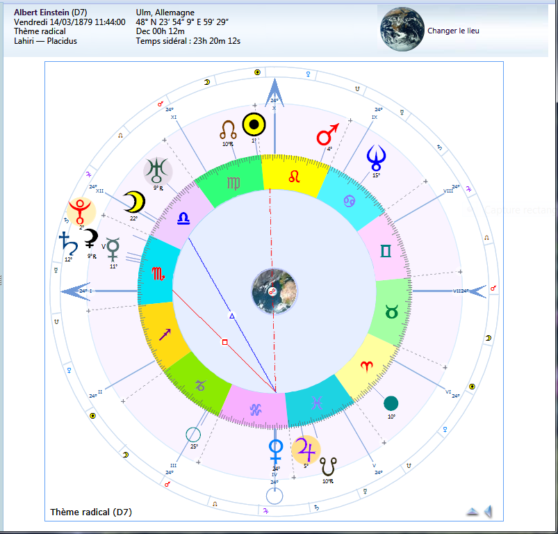 Einstein opposition Soleil - V�nus